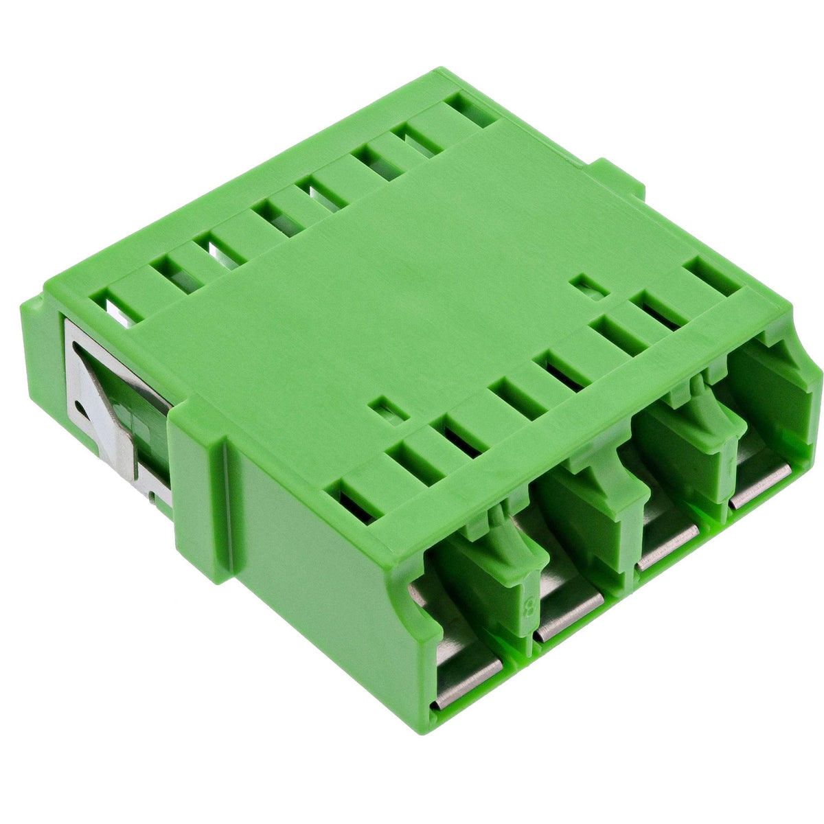 Inline® Fibre Optic Coupler, Quad Lc/Lc, Singlemode, Green, Ceramic Sleeve
