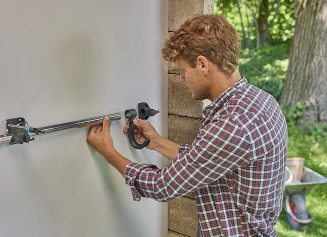 Juego De Soporte Y Gancho Gardena , Soporte (Negro) 03510-20