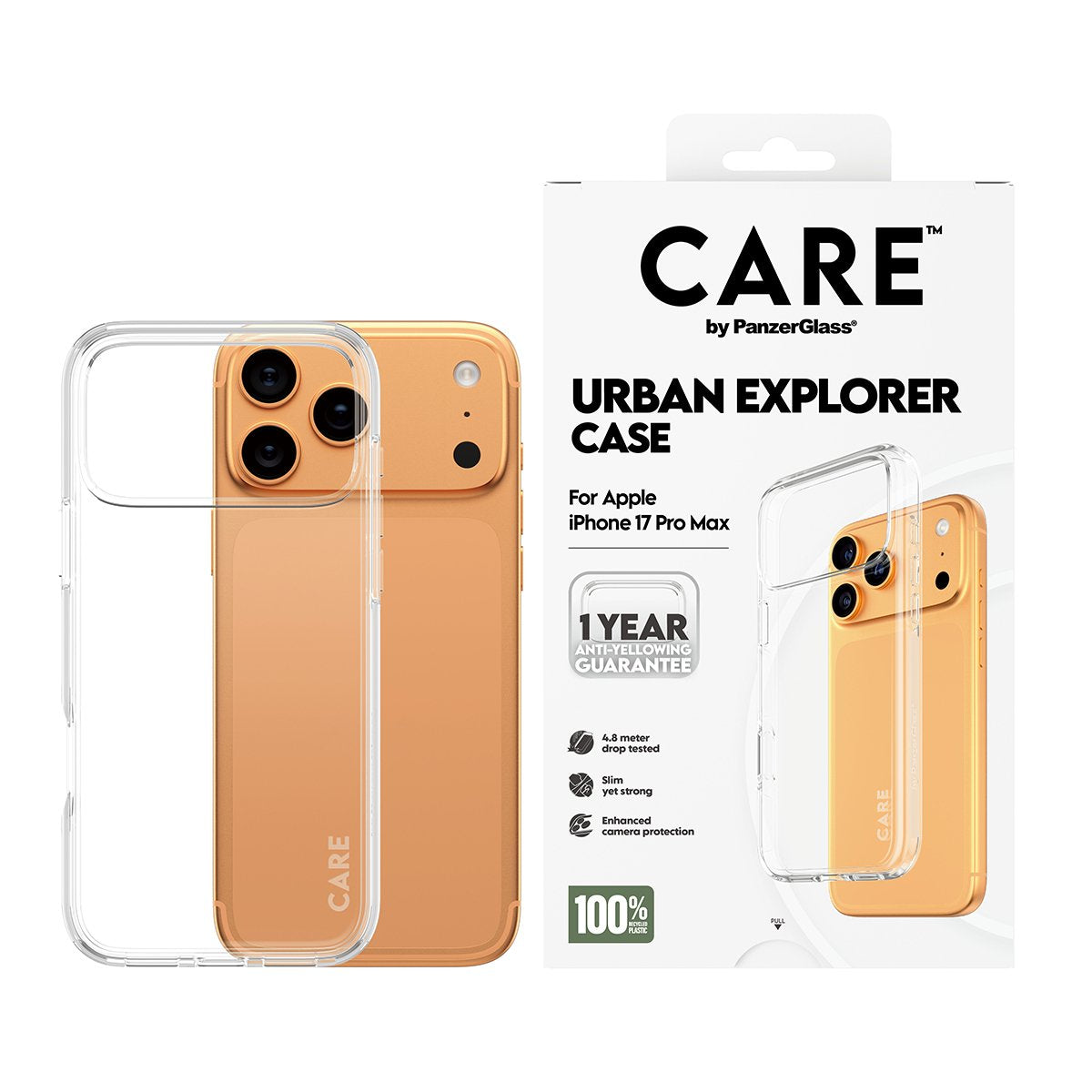 EAN 5715685027024 - PanzerGlass CARE™ by ® Urban Explorer Case Transparent iPhone 17 Pro Max funda para teléfono móvil Transp imagen 2