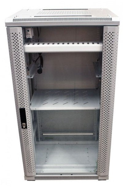 Allnet 19\"Schrank, 32he, B600/T 900mm, Glamür, Lichtgris, Snb-Serie,