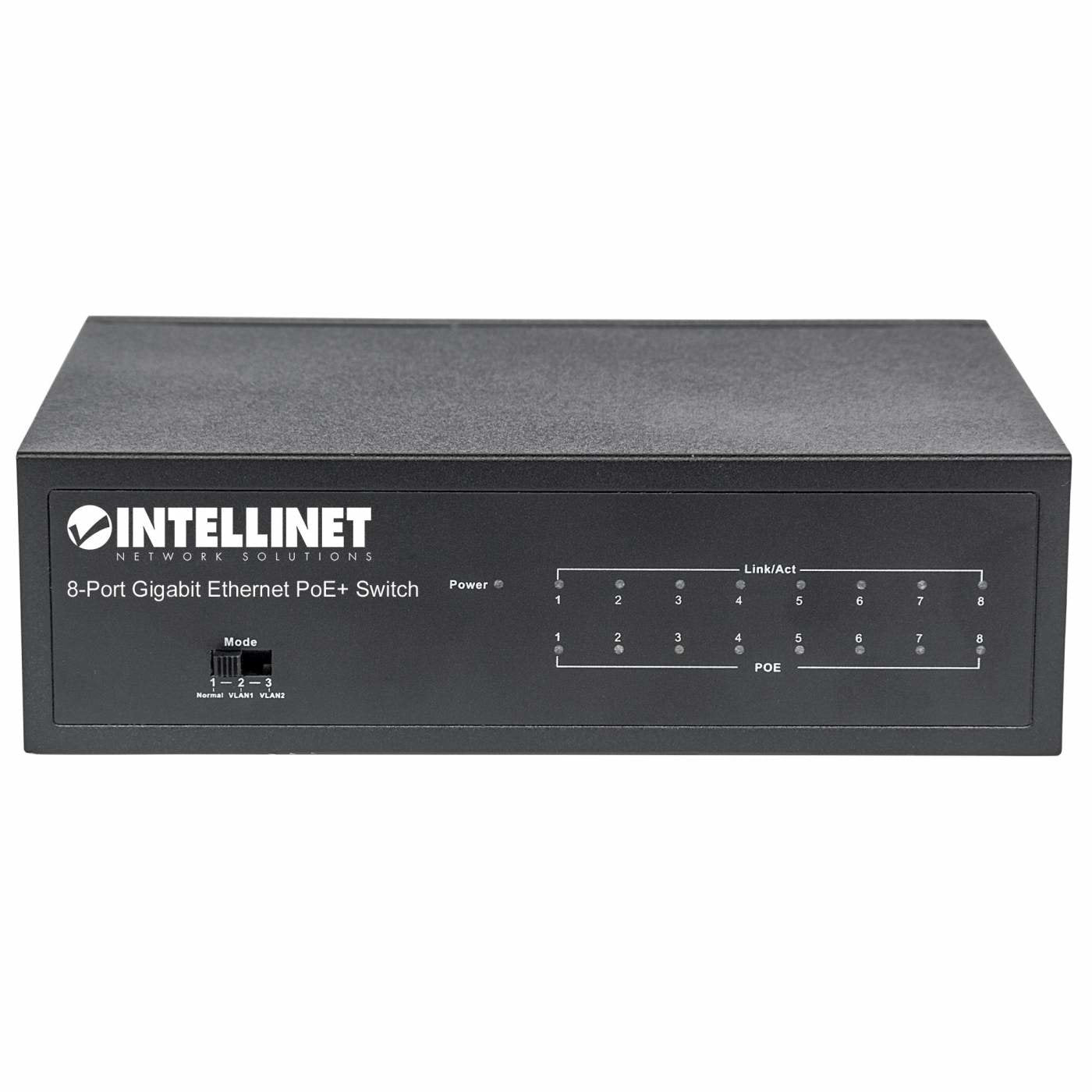 EAN 0766623561204 - Intellinet 561204 switch Gestionado Gigabit Ethernet (10/100/1000) Energía sobre Ethernet (PoE) Negro imagen 4