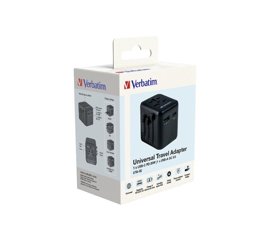 EAN 0023942495444 - Verbatim 49544 adaptador de enchufe eléctrico Universal Negro imagen 7