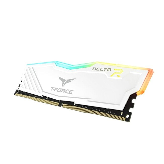 Memoria Ram Teamgroupte Delta Rgb Ddr4 16gb (2x8gb) 3200mhz Cl16 1.35v White