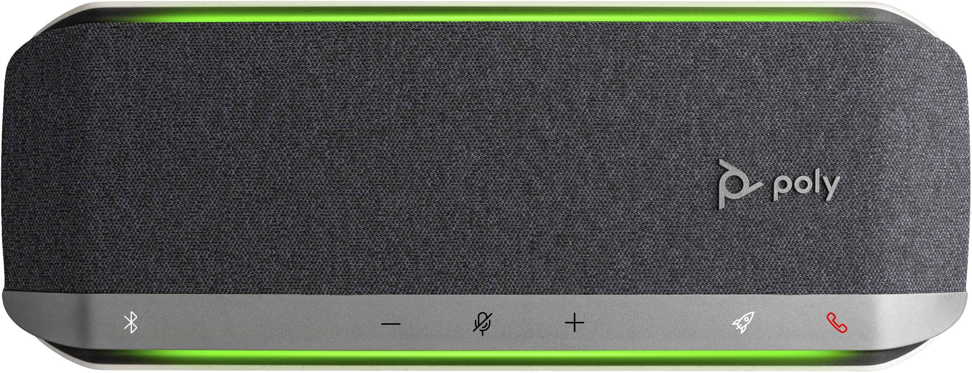 Poly Sync 40+ Altavoz De Manos Libres Inteligente Bluetooth Inalámbrico Cableado Usb-C Usb-A Negro