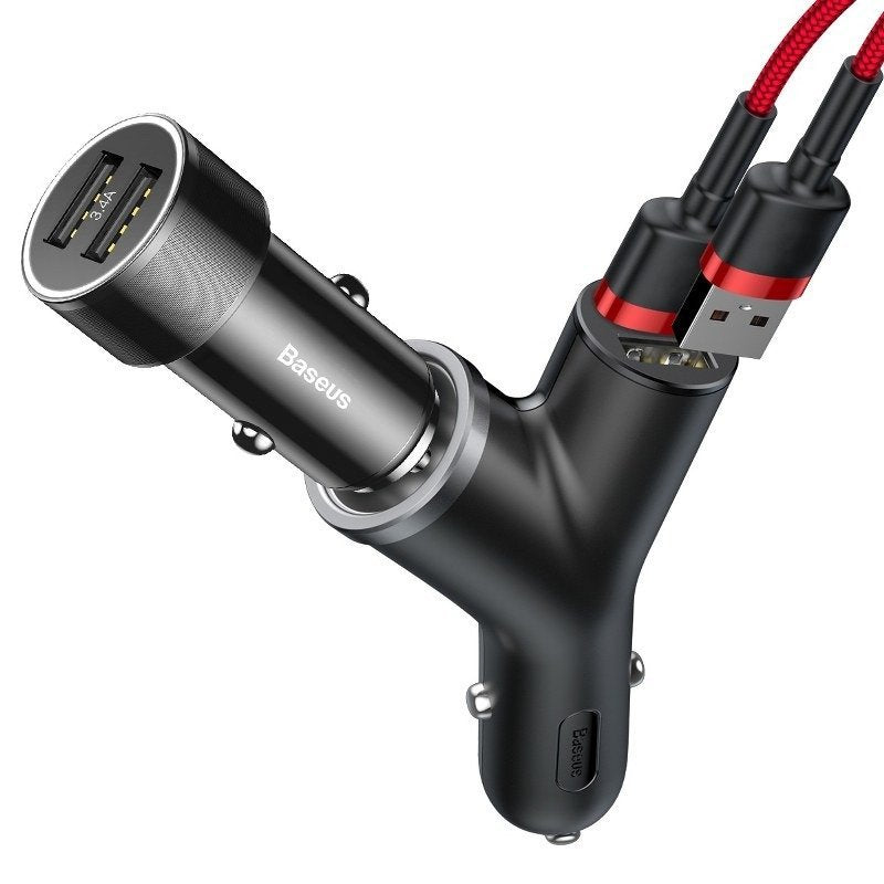 EAN 6953156280250 - Baseus CCALL-YX01 cargador de dispositivo móvil Universal Negro Encendedor de cigarrillos Auto imagen 4
