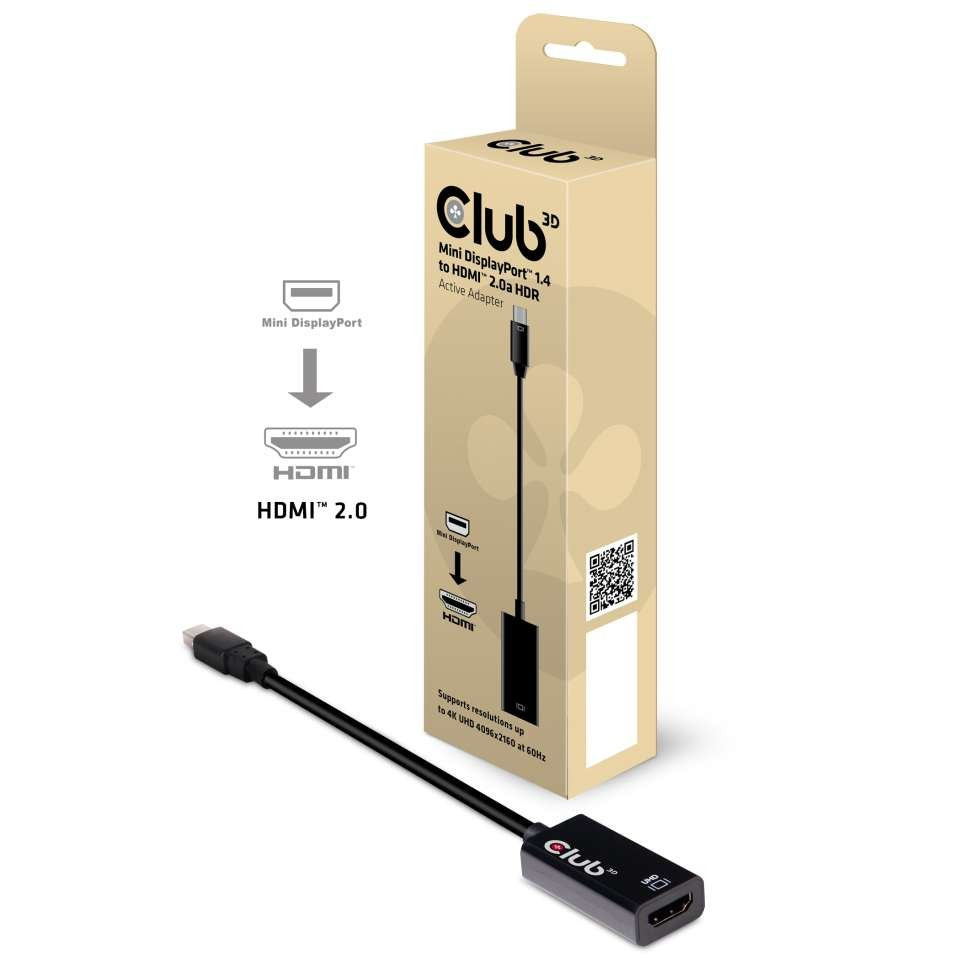 EAN 0841615101054 - CLUB3D CAC-1180 adaptador de cable de vídeo Negro imagen 2