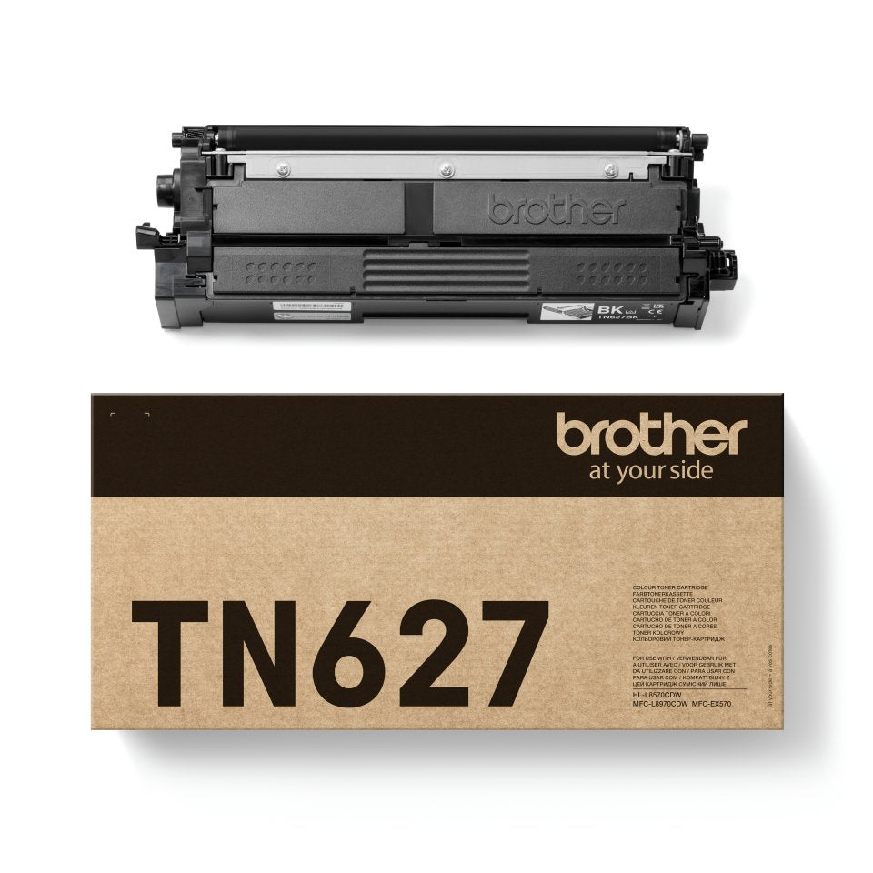 EAN 4977766843638 - Brother TN-627BK cartucho de tóner 1 pieza(s) Original Negro imagen 1