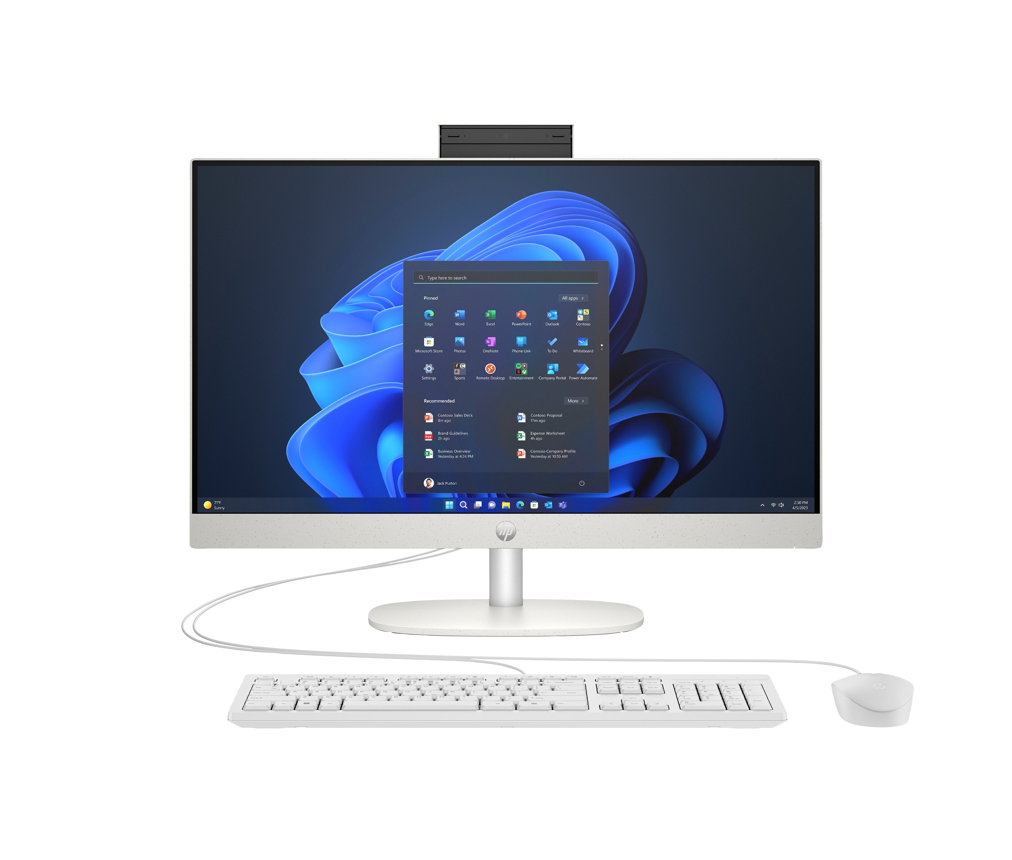 Hp Proone 240 G10 Intel® Core I5-1335u 23.8" 8gb 256gb Ssd Windows 11 Pro Blanco