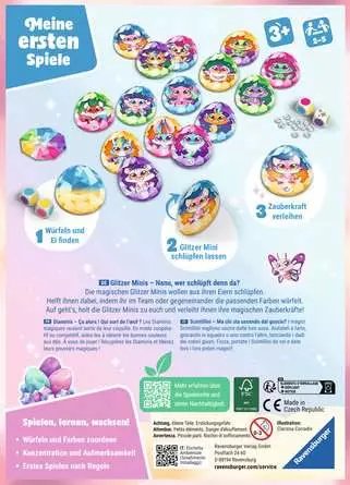 EAN 4005555100027 - Ravensburger Glitzer Minis 15 min Juego De Cartas Coleccionable imagen 2