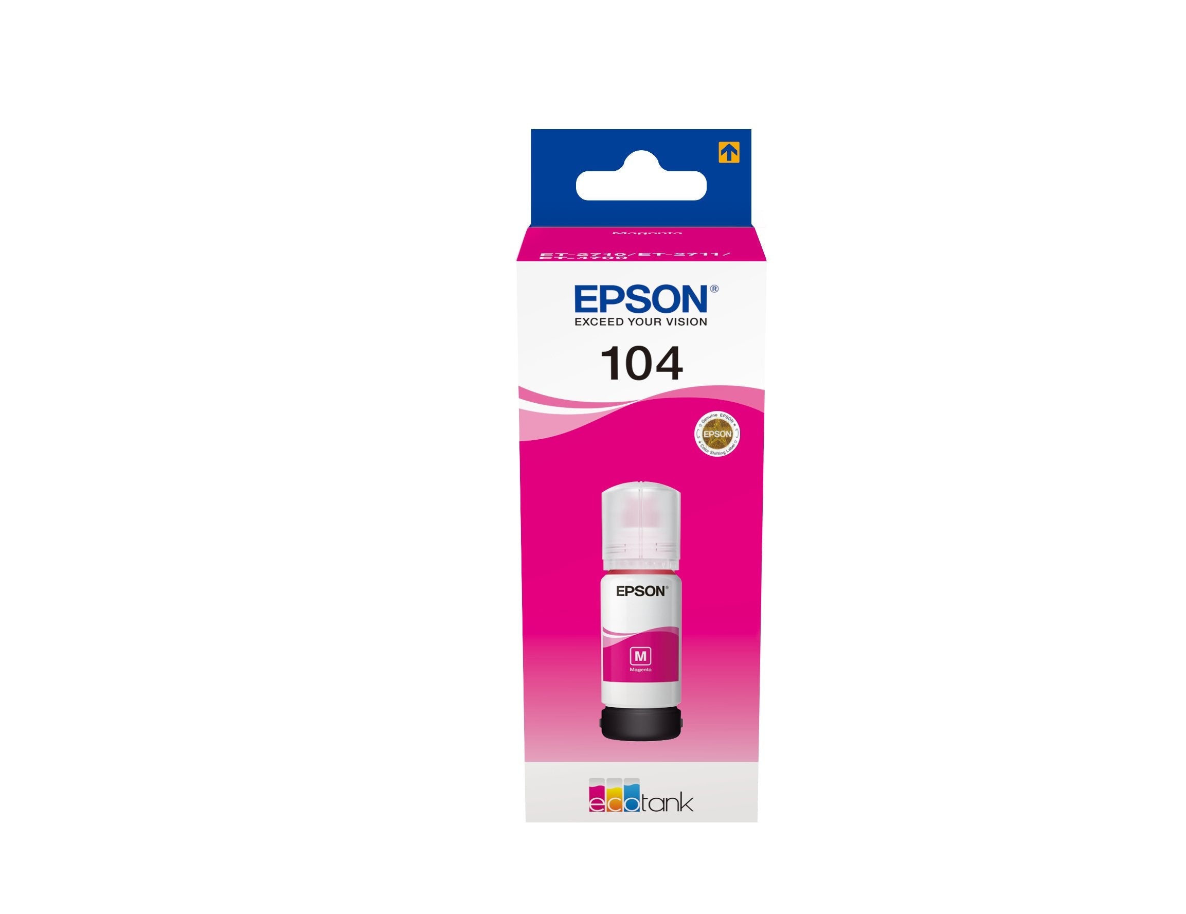 Botella Original Epson 104 Magenta - C13t00p340 Ml-70
