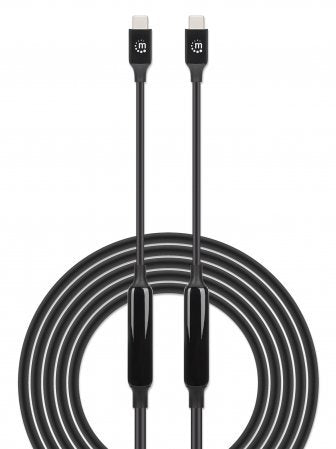 Cable Usb 3.2 Gen 2 Activo Tipo-C Manhattan 3m 10gbps 60w