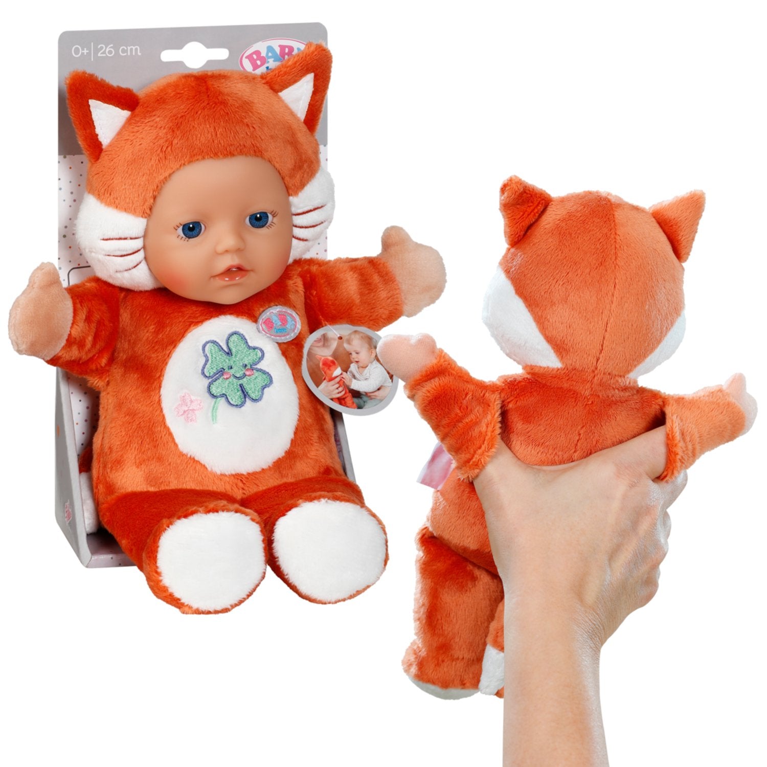 Zapf Creation Baby Born® Para Bebés Zorro, Muñeca 836606