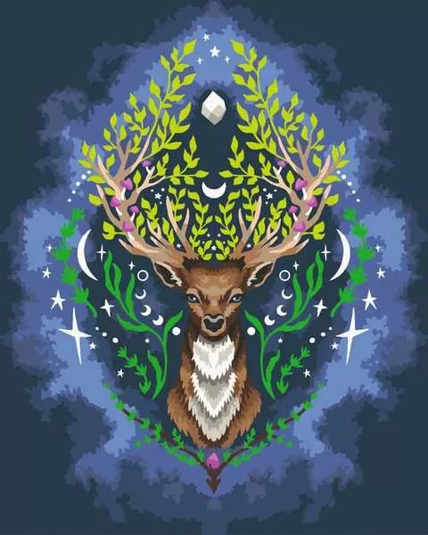 Ravensburger Creart - Pixie Cold: Mystic Deer, Malen 23640