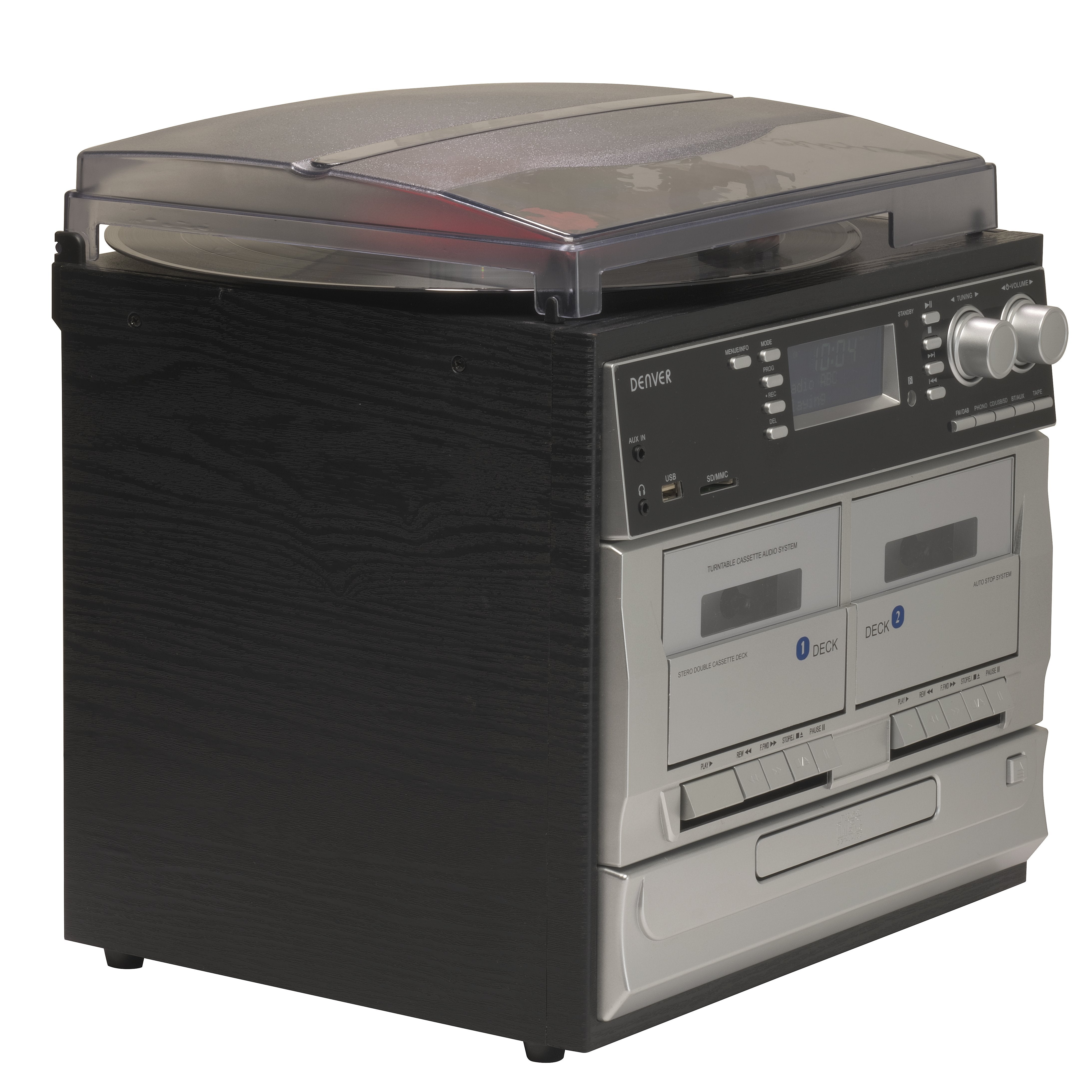 EAN 5706751051906 - Denver MRD-166 reproductor de CD Negro, Gris Reproductor de CD portátil imagen 2