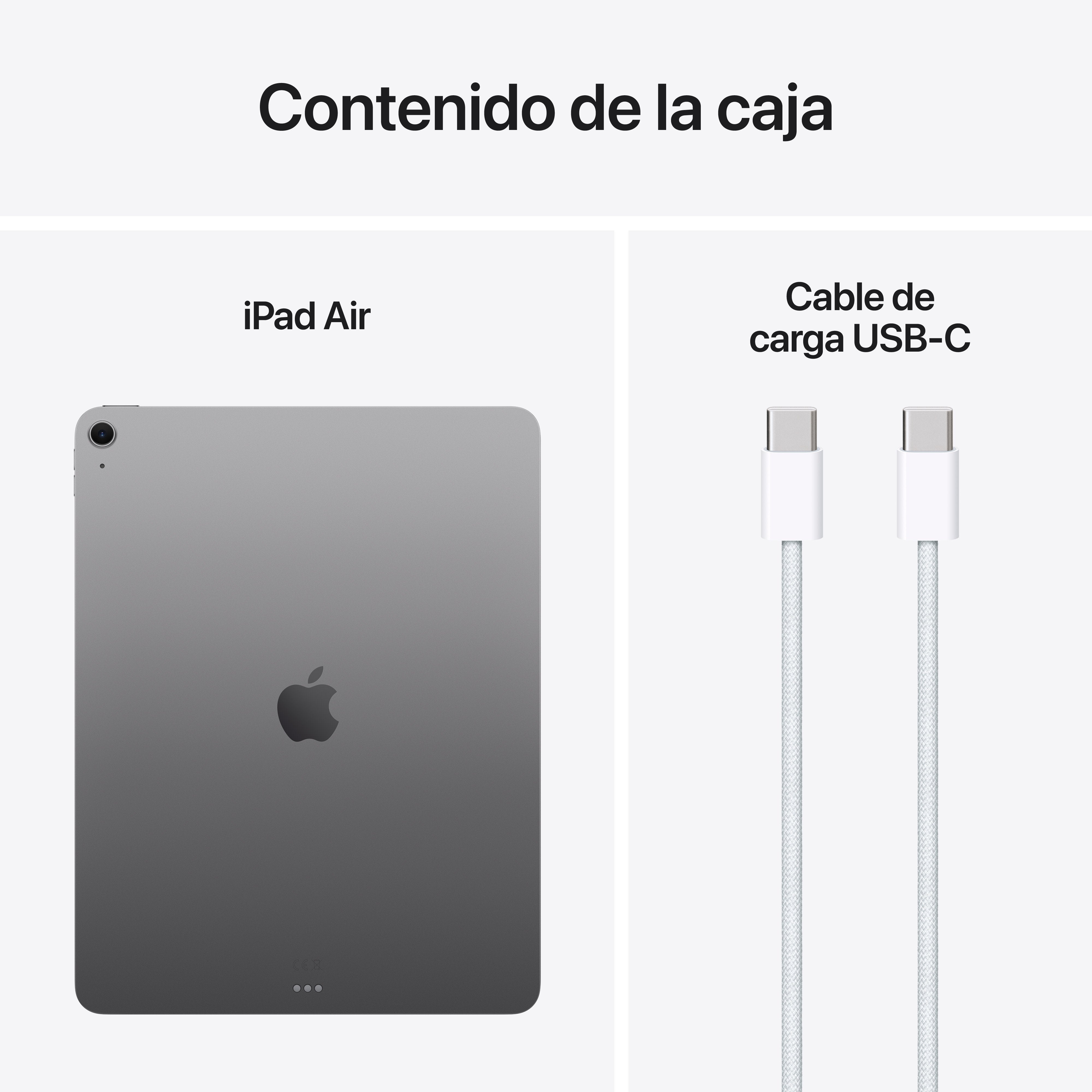 EAN 0195949978180 - Apple iPad Air Apple M 1 TB 33 cm (13") 8 GB Wi-Fi 6E (802.11ax) iPadOS 18 Gris imagen 10