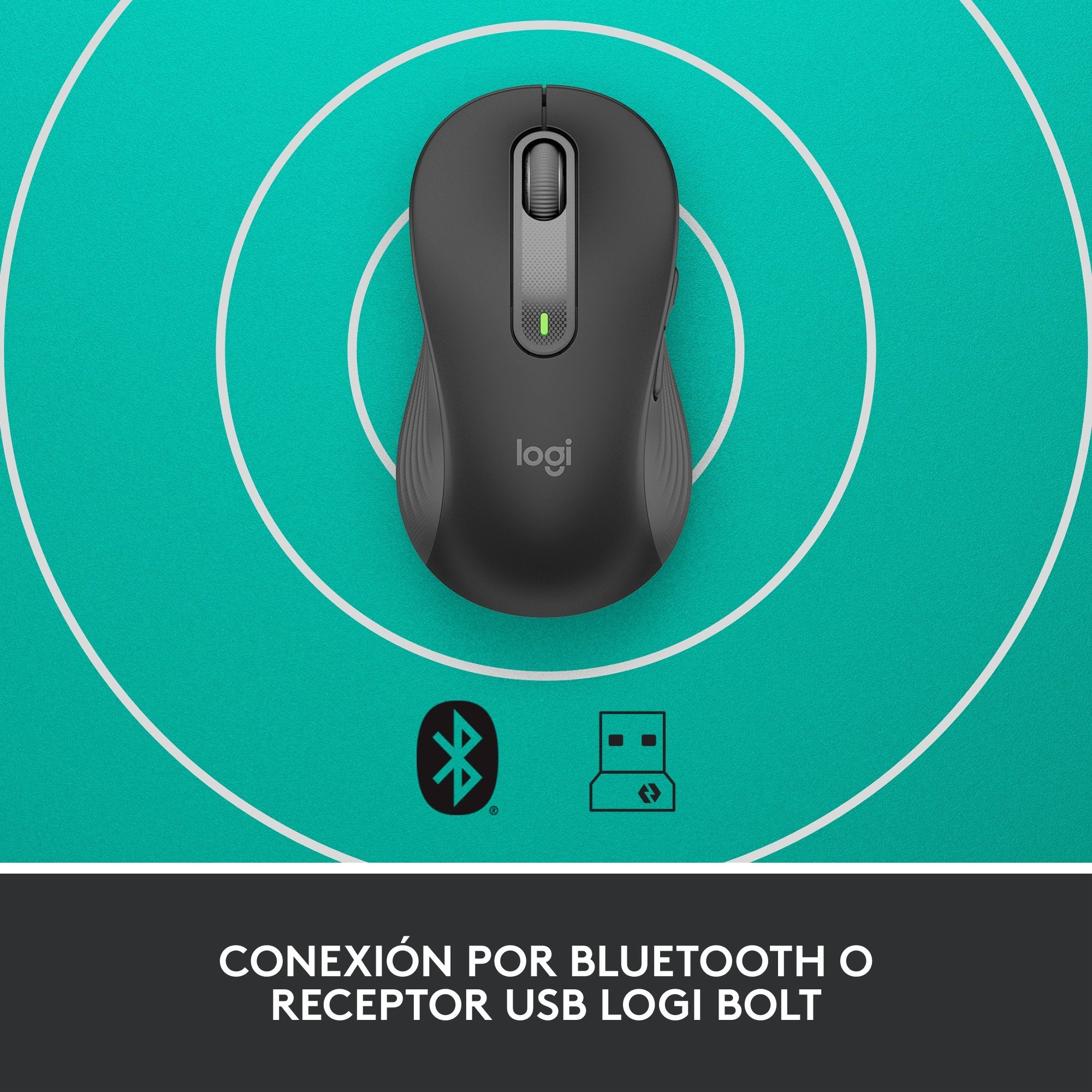 Logitech Signature M650 Ratón Oficina Izquierda Rf Wireless + Bluetooth Óptico 4000 Dpi
