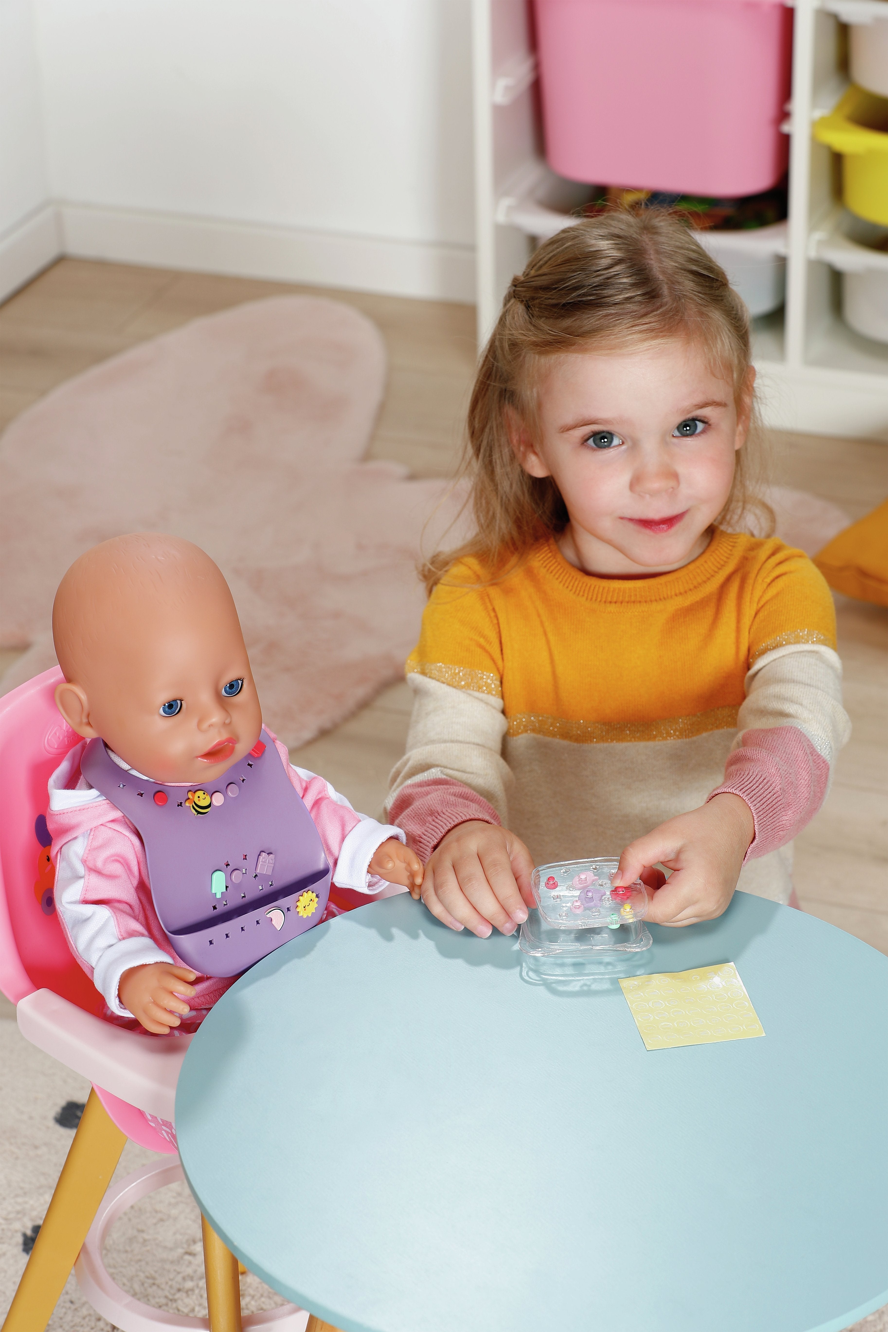 Zapf Creation Baby Born® Pinplay Bibs, Accesorios De Muñecas 43 Cm 837221