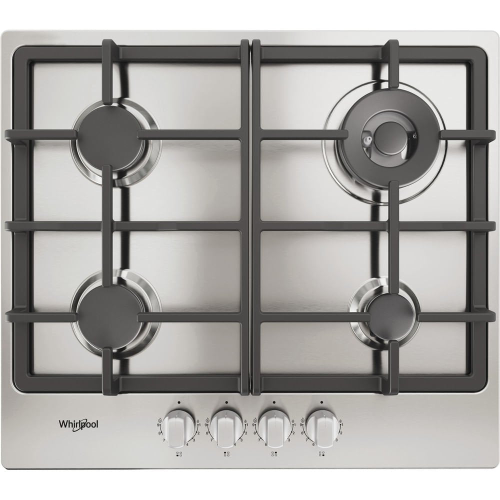 EAN 8003437641565 - Whirlpool TGML 661 IX R Acero inoxidable Integrado 58 cm Encimera de gas 4 zona(s) imagen 1