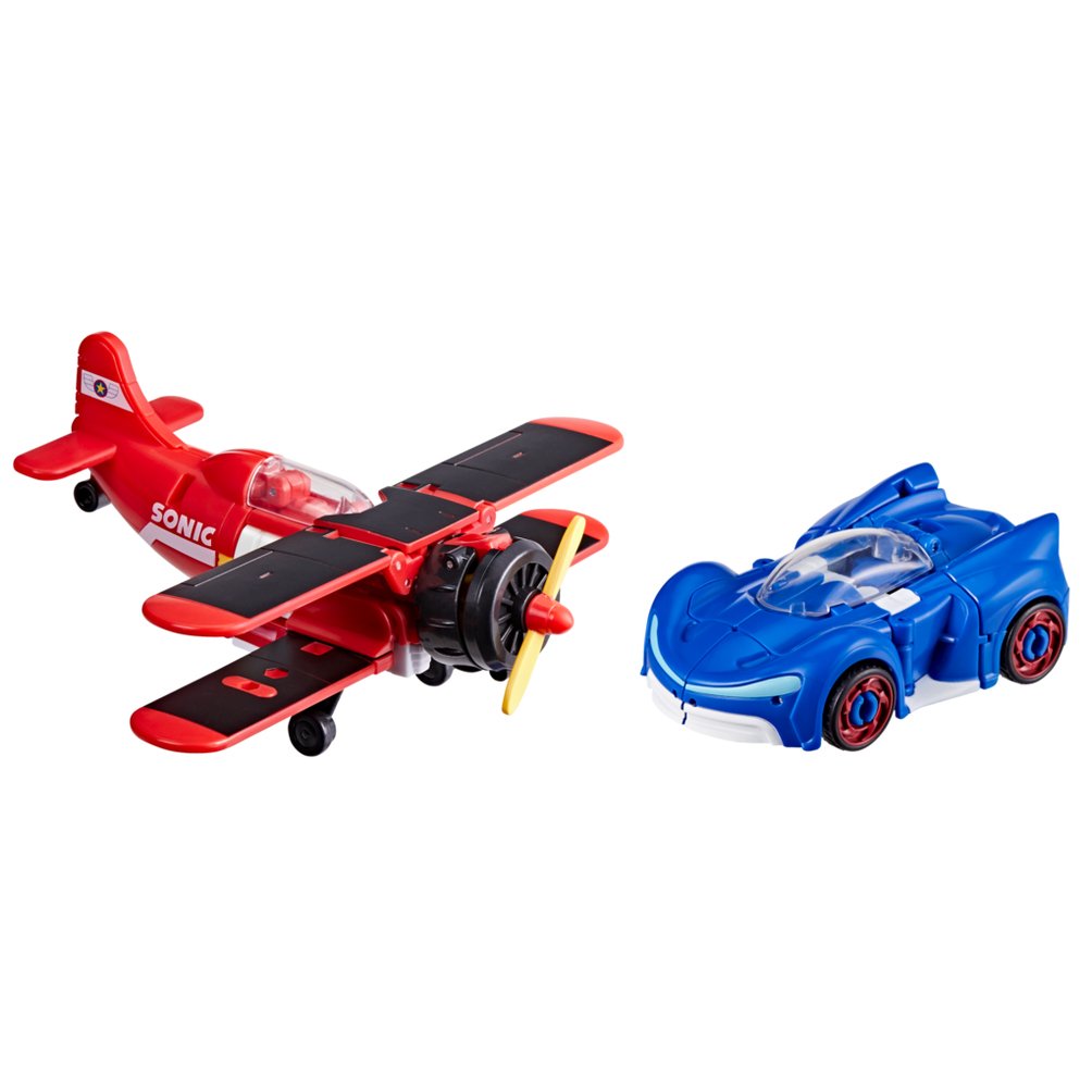 Figura Hasbro Transformers Sonic The Hedgehog Wingtail & Blue Booster