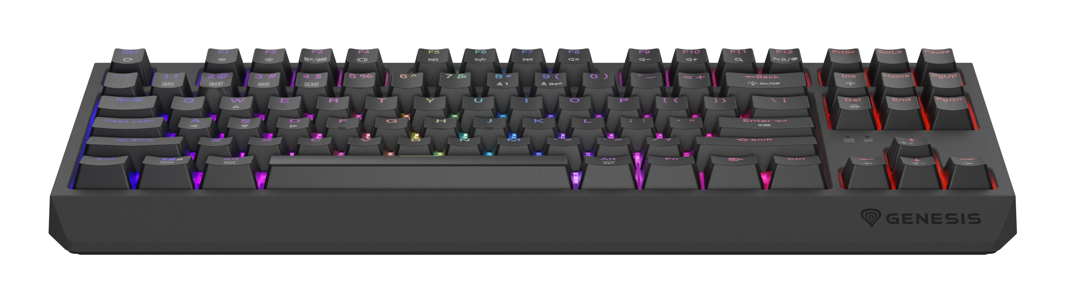 EAN 5901969443813 - GENESIS Thor 230 TKL teclado Juego USB + RF Wireless + Bluetooth QWERTY Inglés de EE. UU. Negro imagen 5