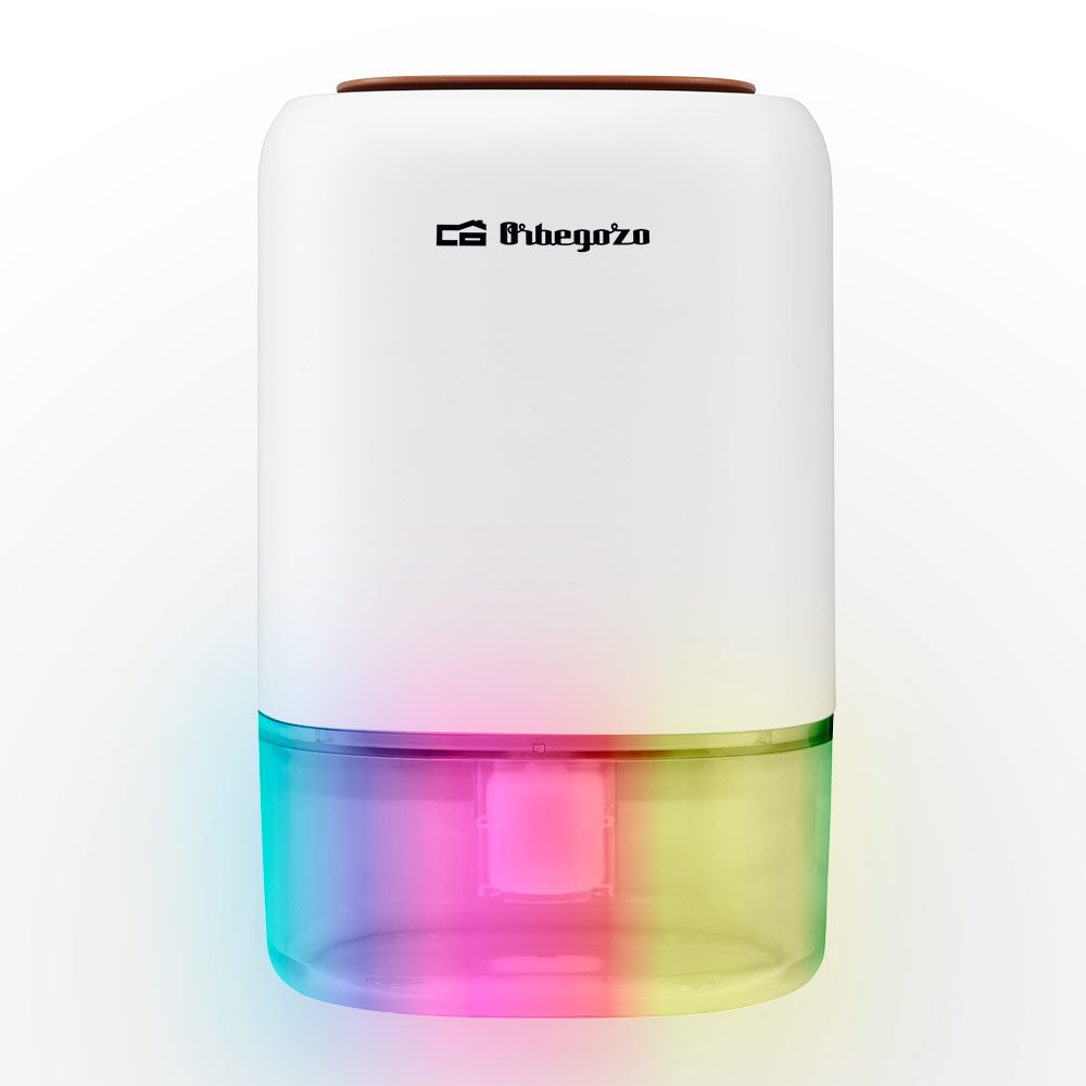 Orbegozo Dh 305 Deshumidificador Compacto - Deshumidificacion 300ml/Dia - Funcionamiento Silencioso - Luz Led