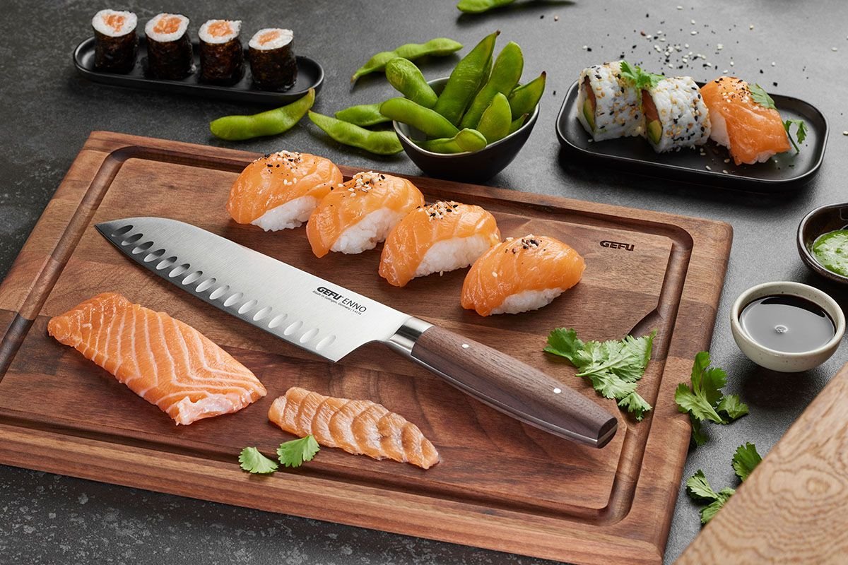 EAN 4006664139465 - GEFU ENNO tabla de cocina para cortar Rectangular Madera Nuez, Madera imagen 4