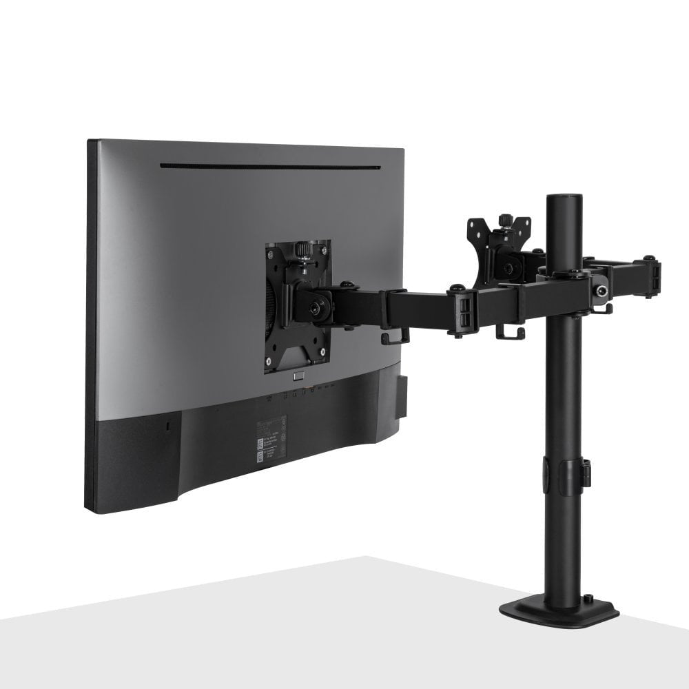 Dual Fixed Display Mount With Pole
