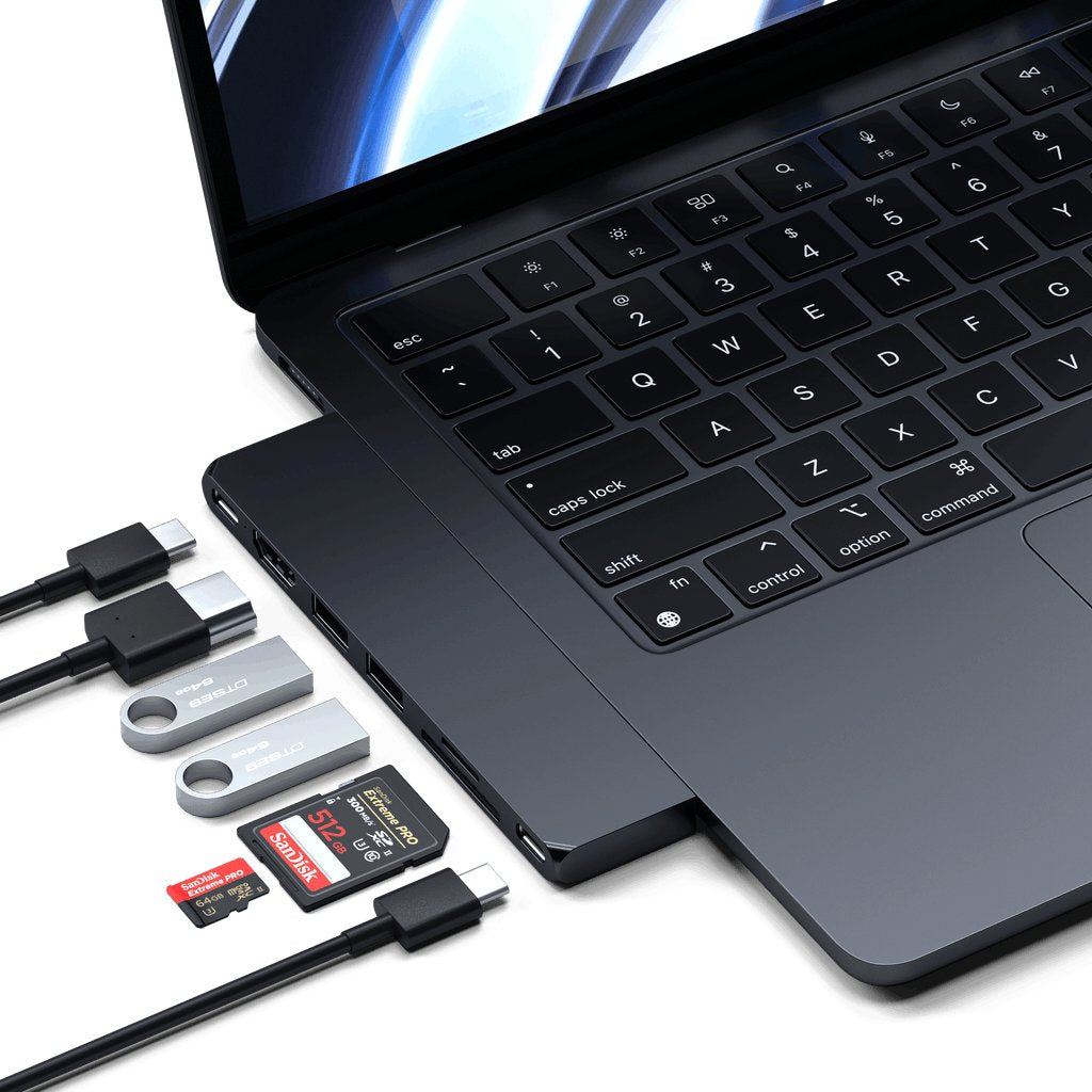 Satechi Usb-C Pro Hub Slim Adapter, Medianoche, St-Hucphsd