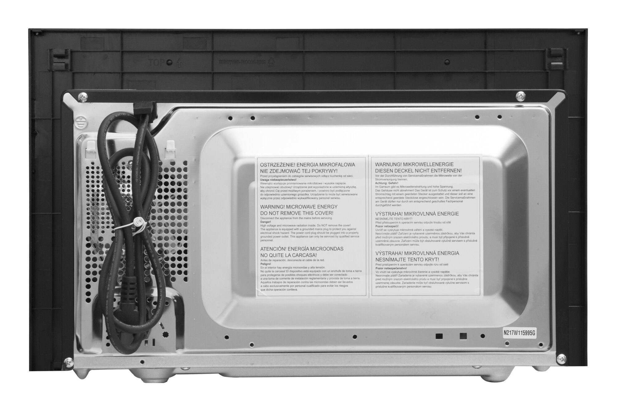Microondas Amica Amgb20e2gb F-Type Integrado Con Grill 20 L 700 W Negro