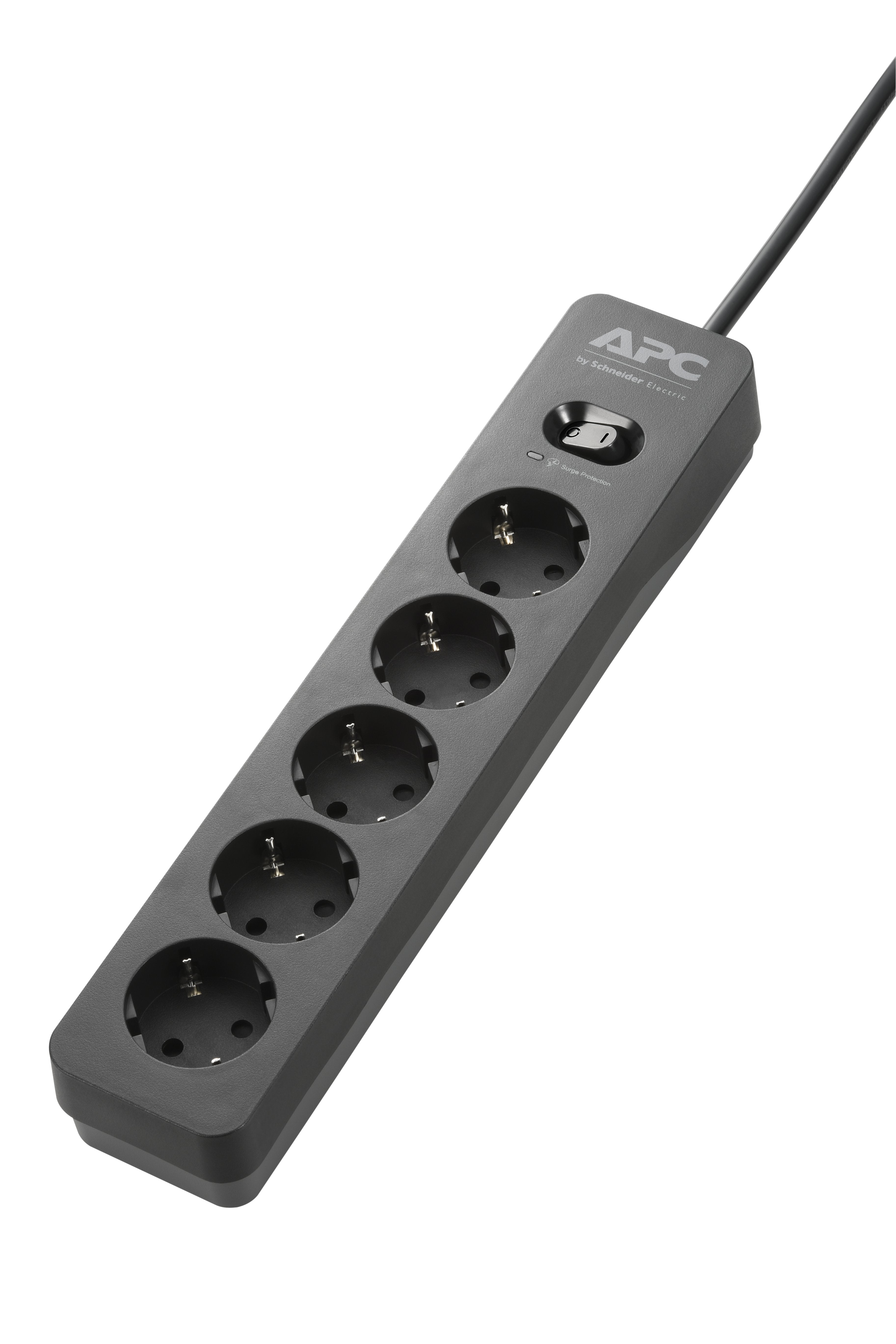 EAN 0731304347033 - APC PME5B-GR limitador de tensión Negro 5 salidas AC 230 V 1,5 m imagen 4