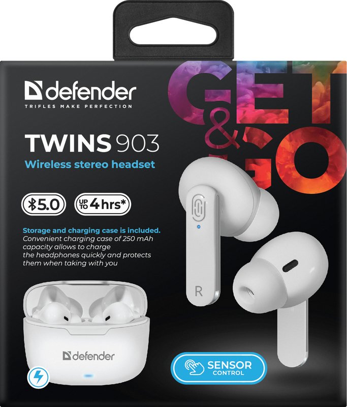 EAN 4714033639033 - Defender TWINS 903 Auriculares True Wireless Stereo (TWS) Dentro de oído Llamadas/Música/Deporte/Uso diar imagen 9