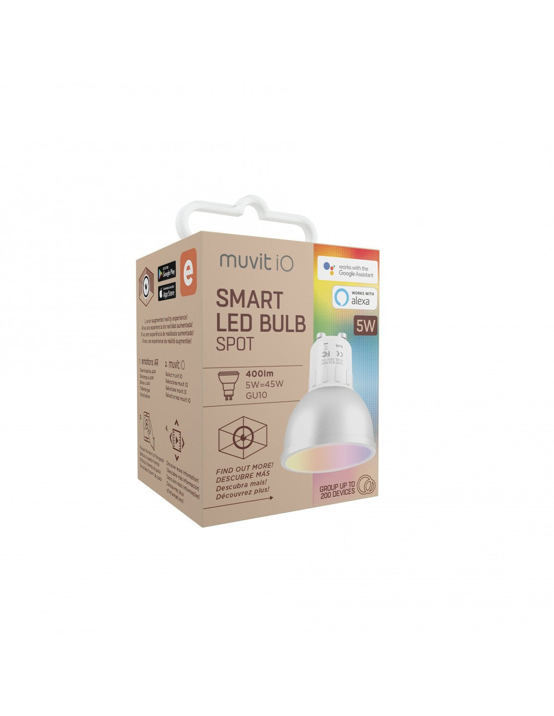 EAN 8426801157804 - Muvit MIOBULB014 iluminación inteligente Bombilla inteligente Wi-Fi 5 W imagen 7