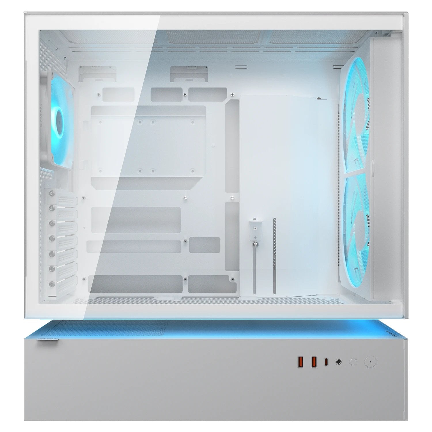 Cougar Caja Midi-Tower Cfv235, Argb, Mesh, Blanco