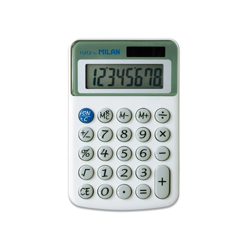 EAN 8411574020912 - Milan 40918BL calculadora Escritorio Calculadora básica Blanco imagen 2