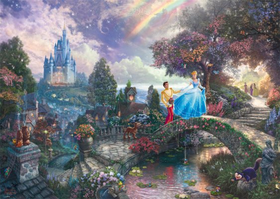 Puzzle Thomas Kinkade: Disney Cinderella