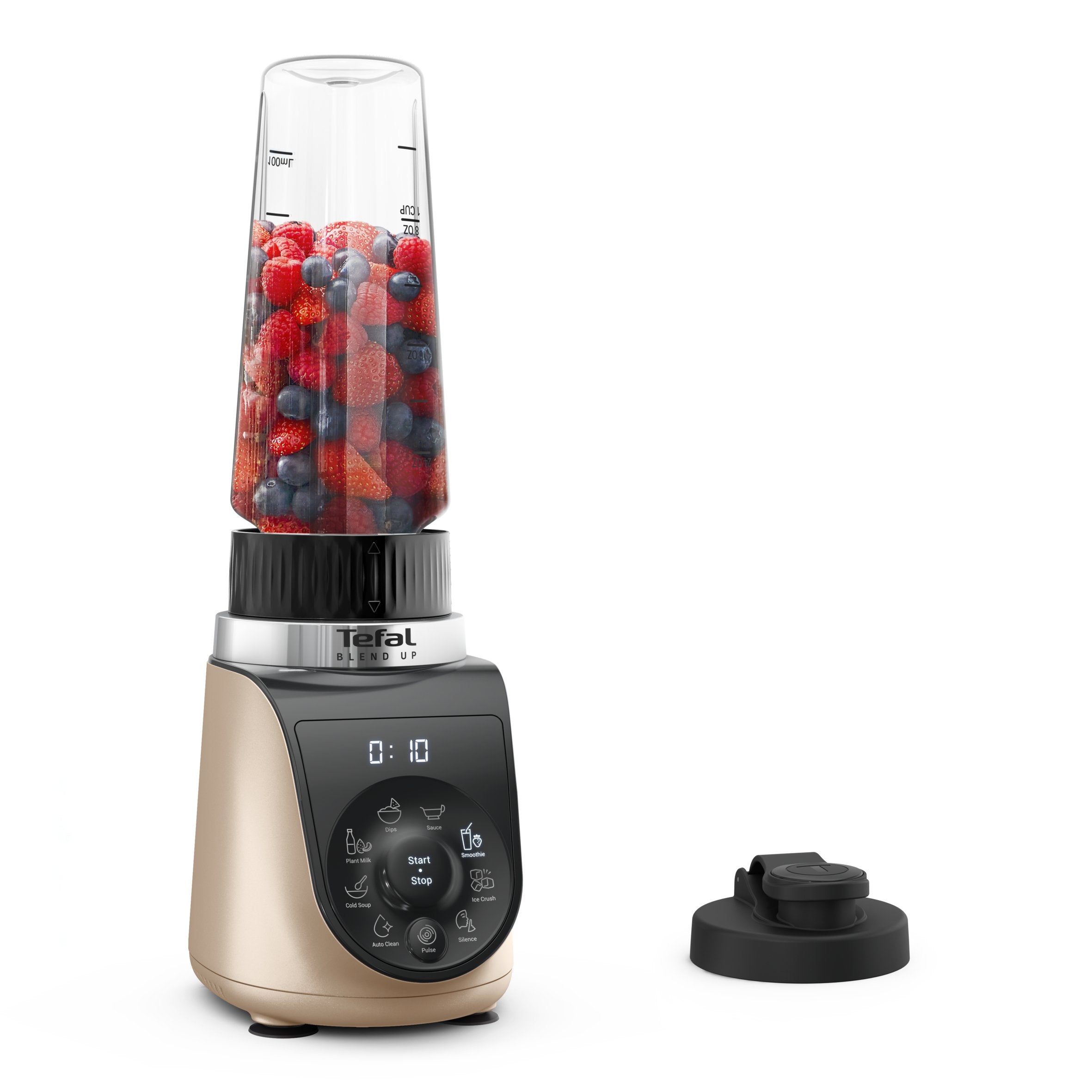 EAN 3016667293966 - Tefal Blend Up BL190AF0 licuadora 0,85 L Batidora de vaso 1000 W Beige, Negro, Transparente imagen 1