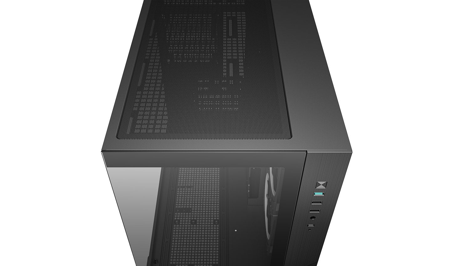 Caja Pc Deepcool Cg330 3f (Negro, Panorama-Design) R-Cg330-Bkngm3-G
