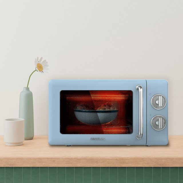 EAN 8435484017060 - Cecotec ProClean 3110 Retro Azul Microondas con grill Encimera 20 L 700 W imagen 5