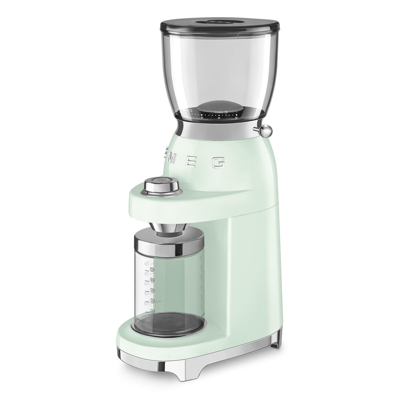 EAN 8017709317997 - Smeg CGF11PGEU molinillo de café 150 W Verde, Transparente imagen 5
