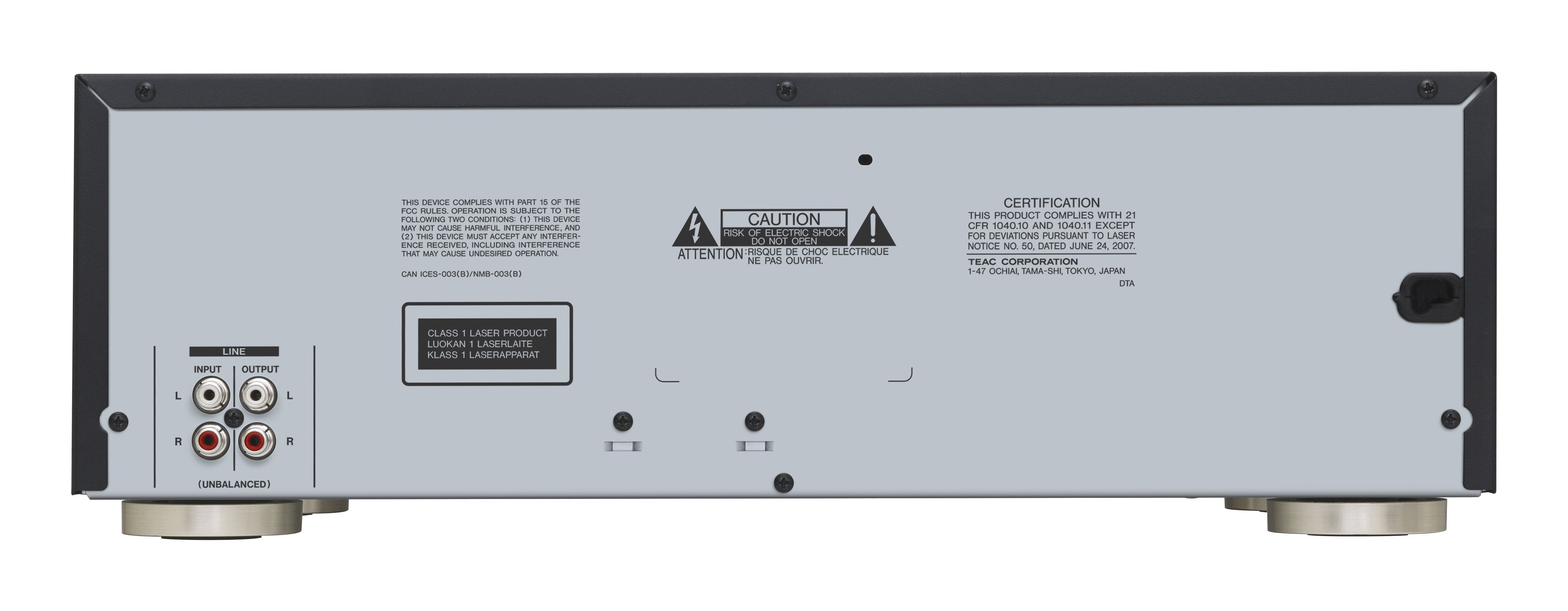Teac Ad-850-Se/B Reproductor De Cd Reproductor De Cd Portátil Negro