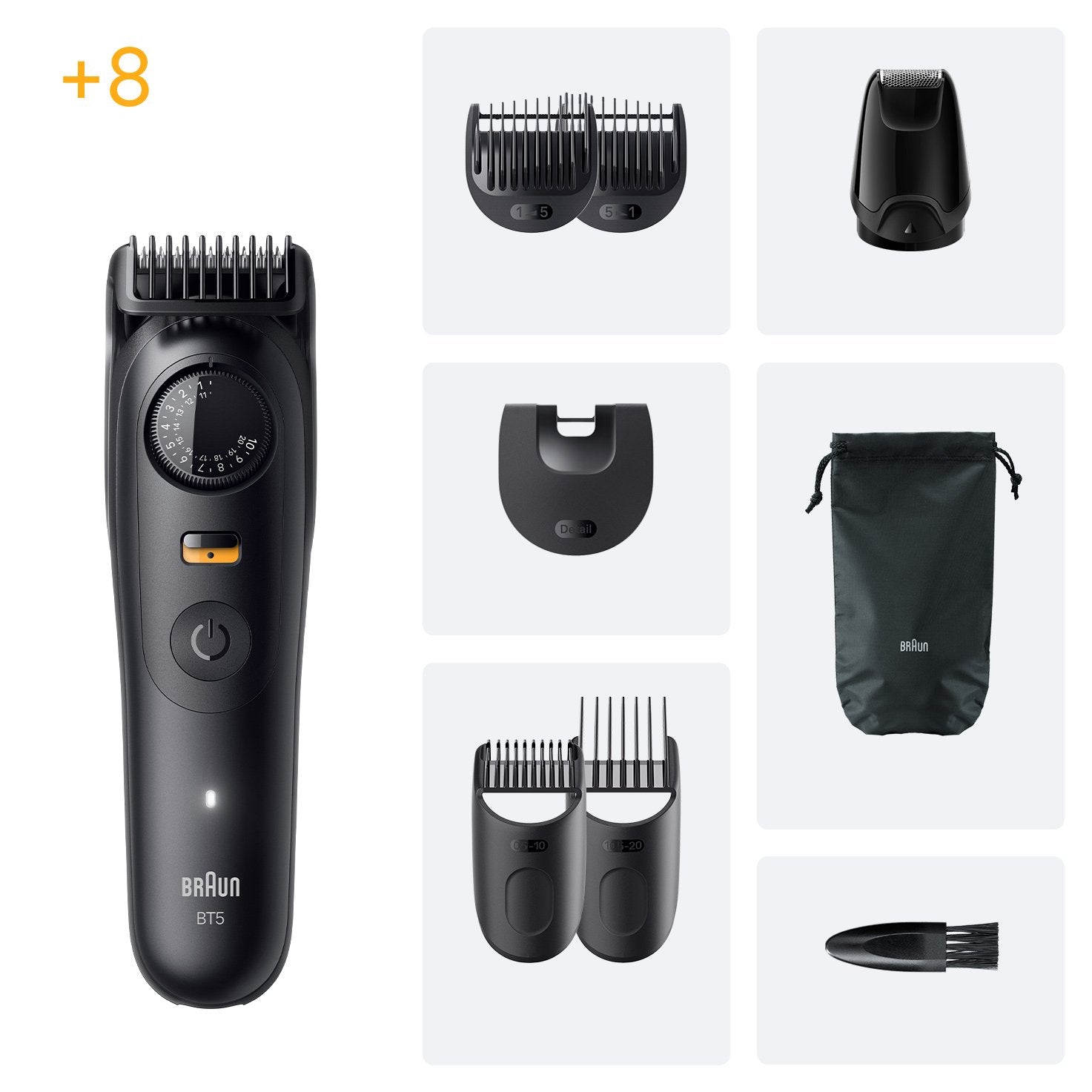 EAN 7500435244916 - Braun BeardTrimmer 5 BT5560 depiladora para la barba Batería 40 2 cm Mojado y seco Negro imagen 2