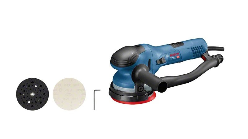 EAN 3165140835206 - Bosch GET 55-125 Professional Lijadora rotorbital 7800 RPM 15600 OPM Negro, Azul 550 W imagen 1