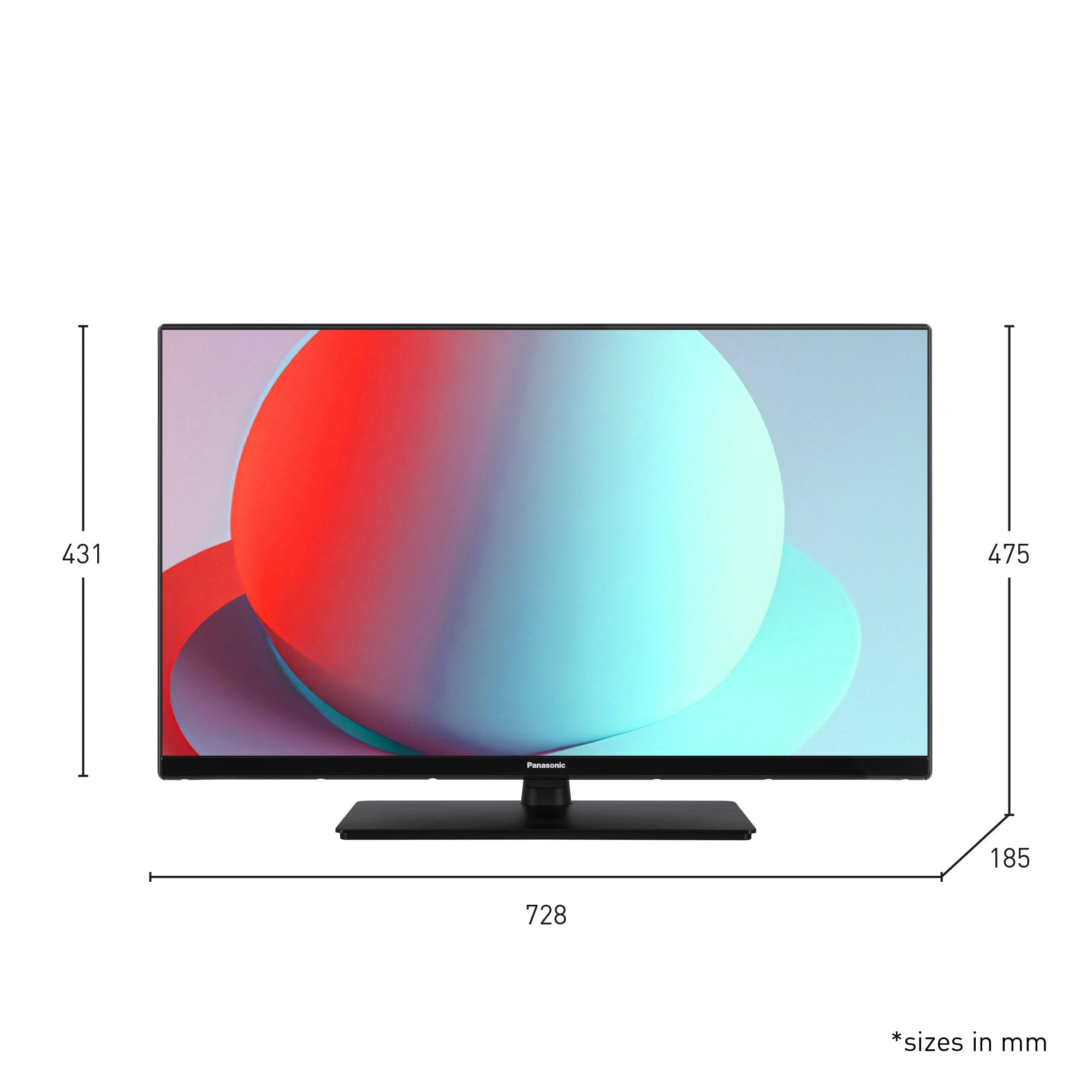 Televisor Panasonic Ts-32n30aez 32" Hd Negro Ts-32n30aez