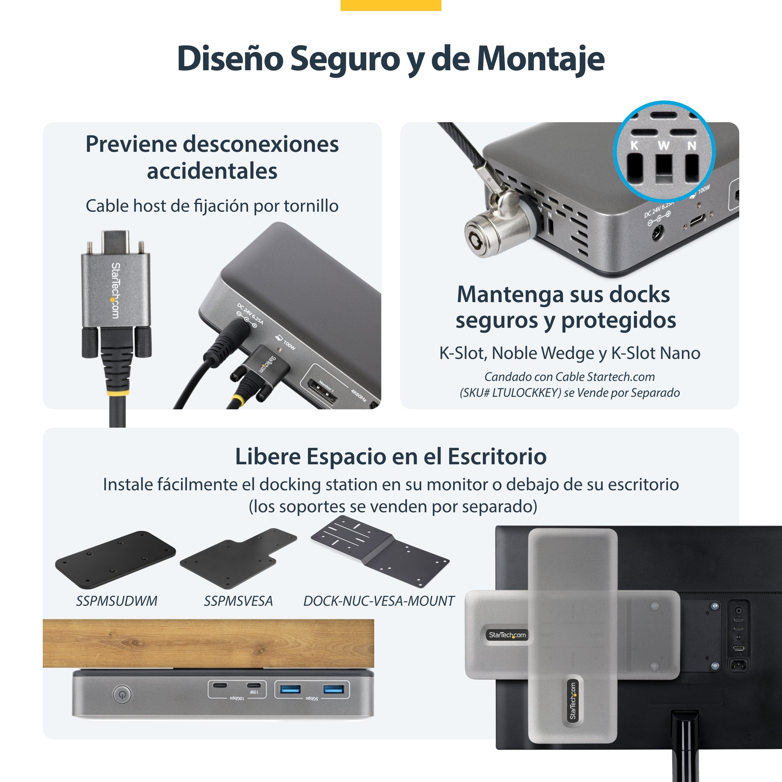 EAN 0065030921817 - StarTech.com 199UE-USBC-DOCK base para portátil y replicador de puertos Alámbrico USB 3.2 Gen 2 (3.1 Gen imagen 6