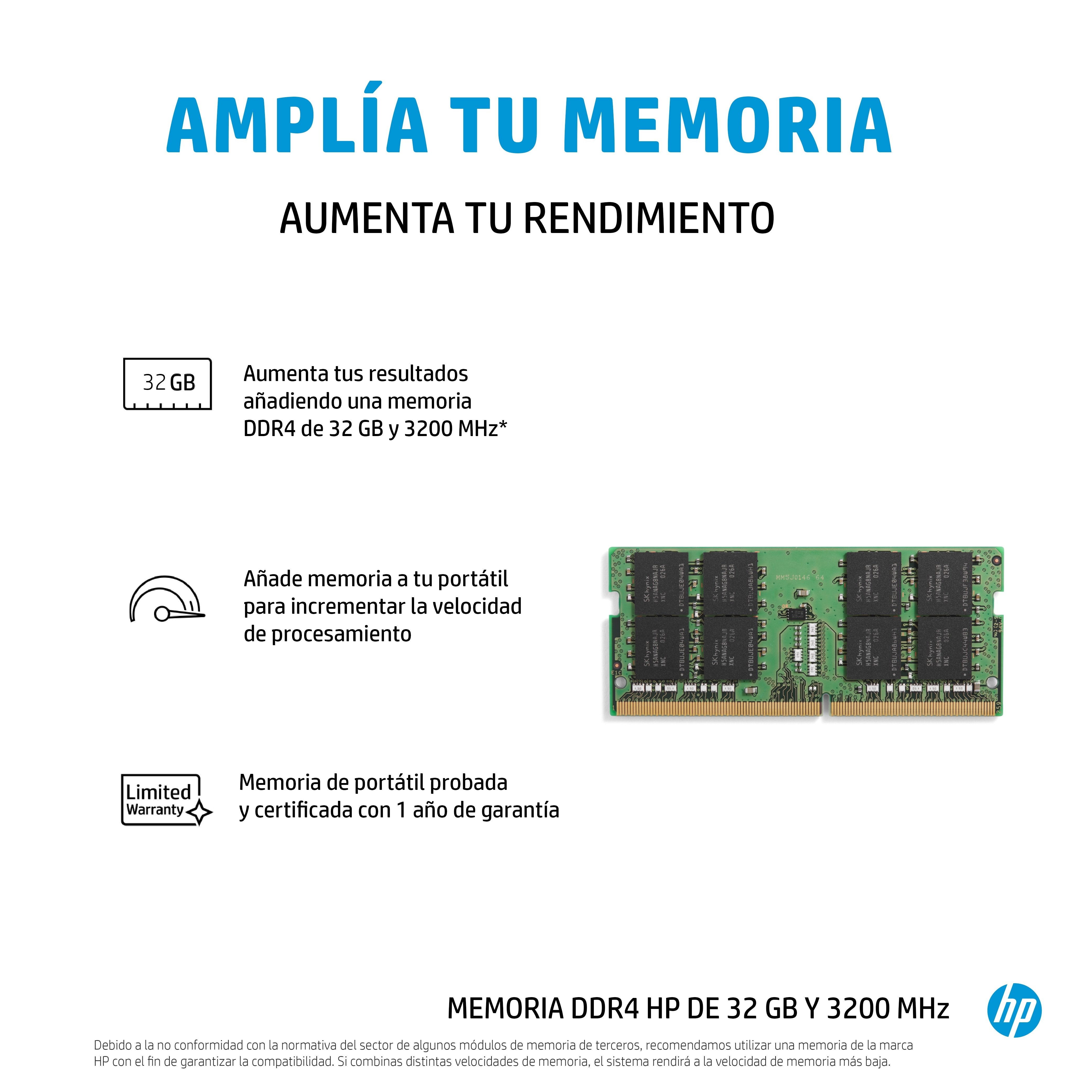 EAN 0196188246894 - HP 4S967AA#AC3 módulo de memoria 32 GB DDR4 260-pin SO-DIMM imagen 3