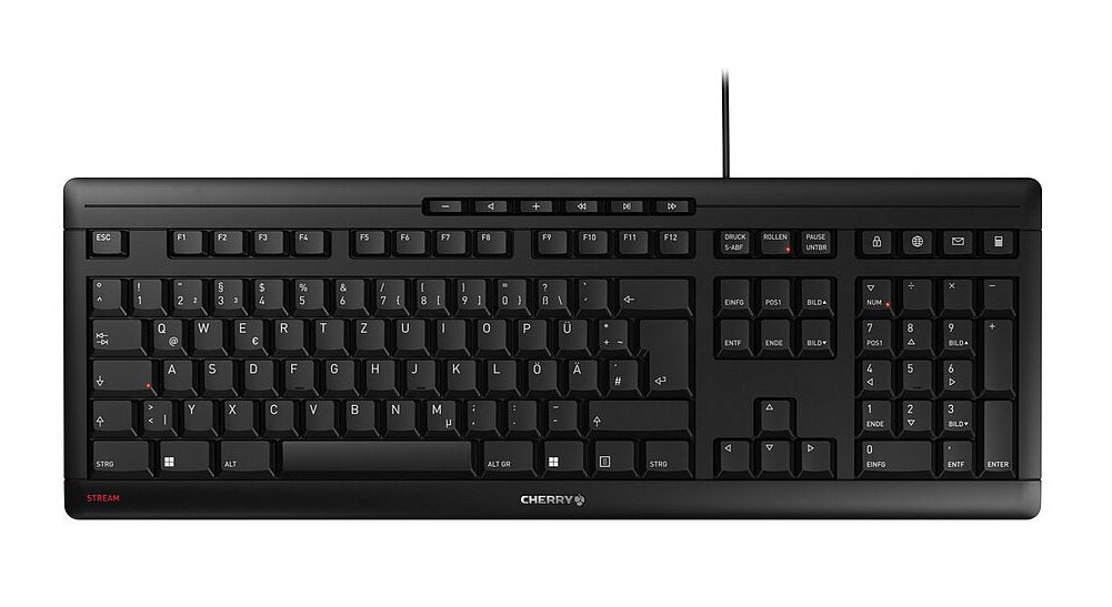EAN 4025112119231 - CHERRY STREAM teclado Hogar / Oficina USB QWERTY Portugués Negro, Gris imagen 1