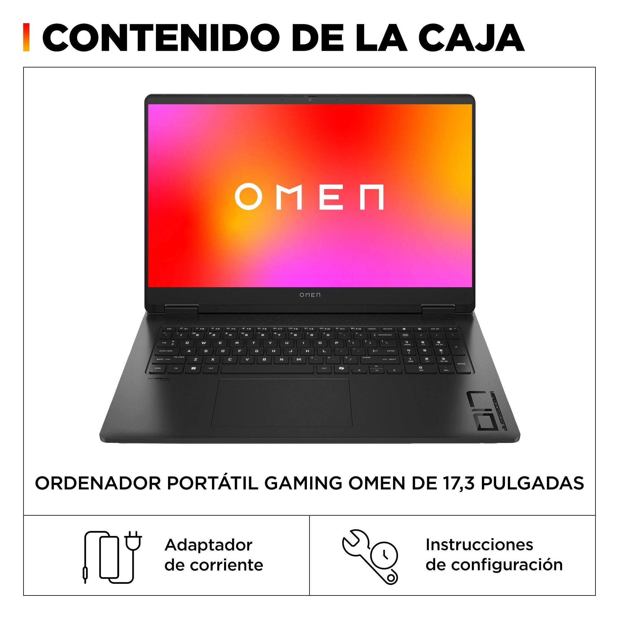 Portátil Omen 17 R7-8845hs 32gb Ddr5 2dm 5600 1tb Rtx 4060 8gb Vram Avid Antiglare Ips 300 Nits 144hz Narrow Border Vrr 144hz Freedos