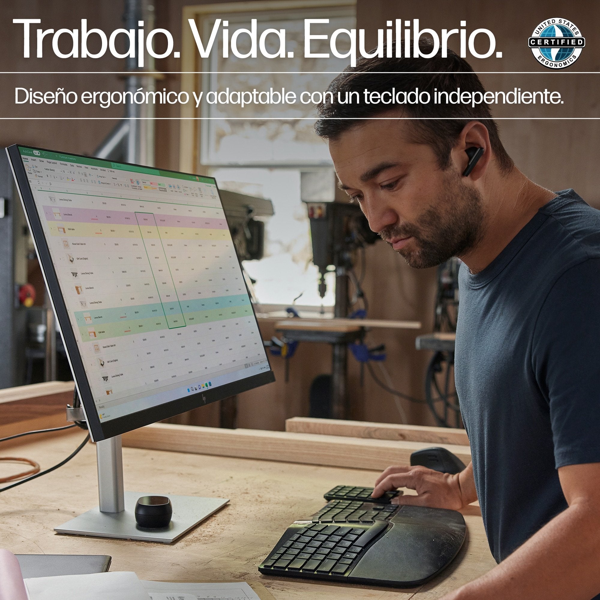 Hp 965 Ergonomic Wireless Keyboard