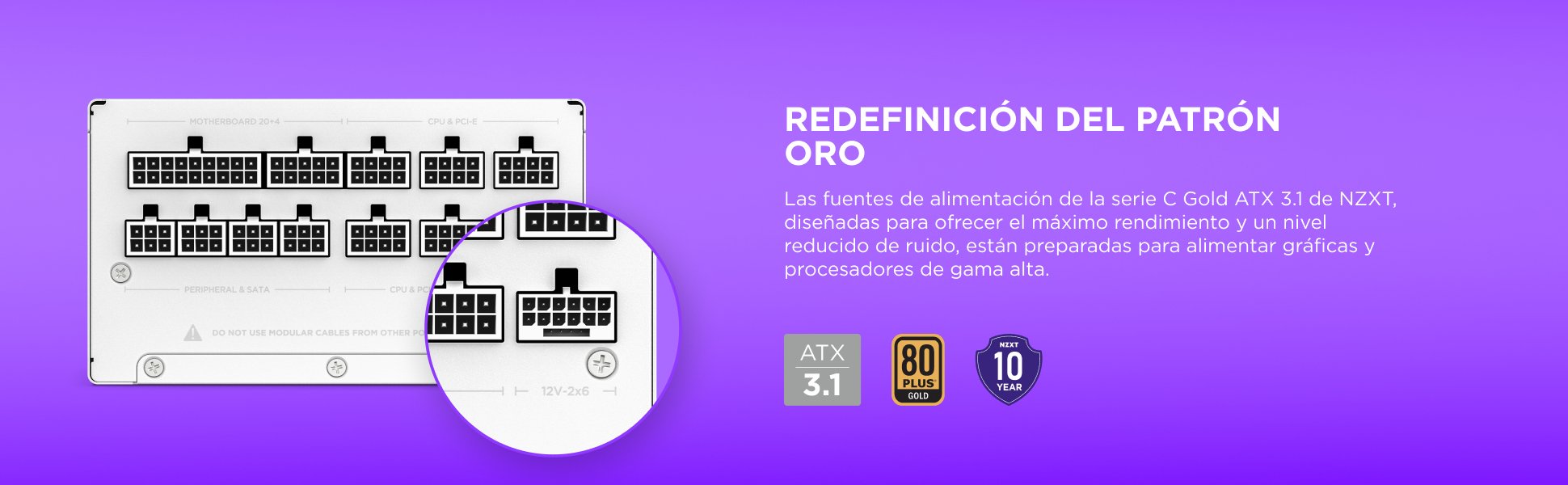 EAN 5056547206271 - NZXT C1200 Gold ATX 3.1 unidad de fuente de alimentación 1200 W 24-pin ATX Blanco imagen 20