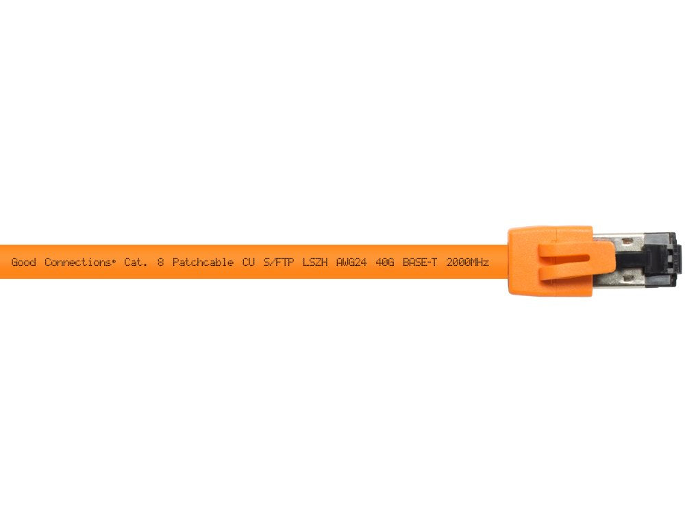 Rns® Cable De Red Cat. 8.1, S Ftp, Pimf, Halogenfrei (Lszh), 2000mhz, 40gbit S, Orange, 1,5m, Good Connections®